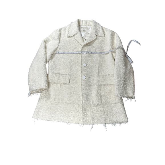 Bottega Veneta Pre-Fall 2019 Bouclé Jacket Winter White Size 48 - Picture 5 of 8